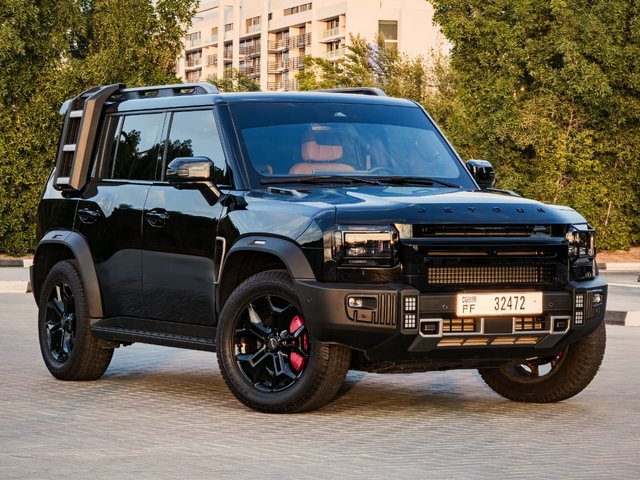 Jetour T2 2025، لون أسود، للإيجار في دبي